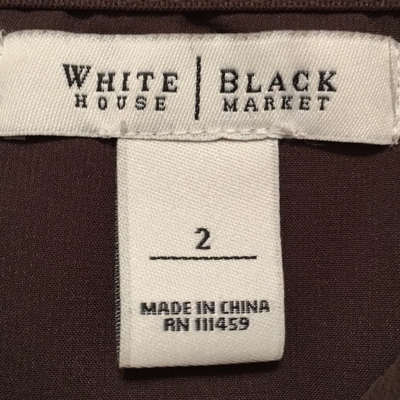 WHBM Surplice Midi Micro Pleat Dress Size 2 - Picture 5 of 6